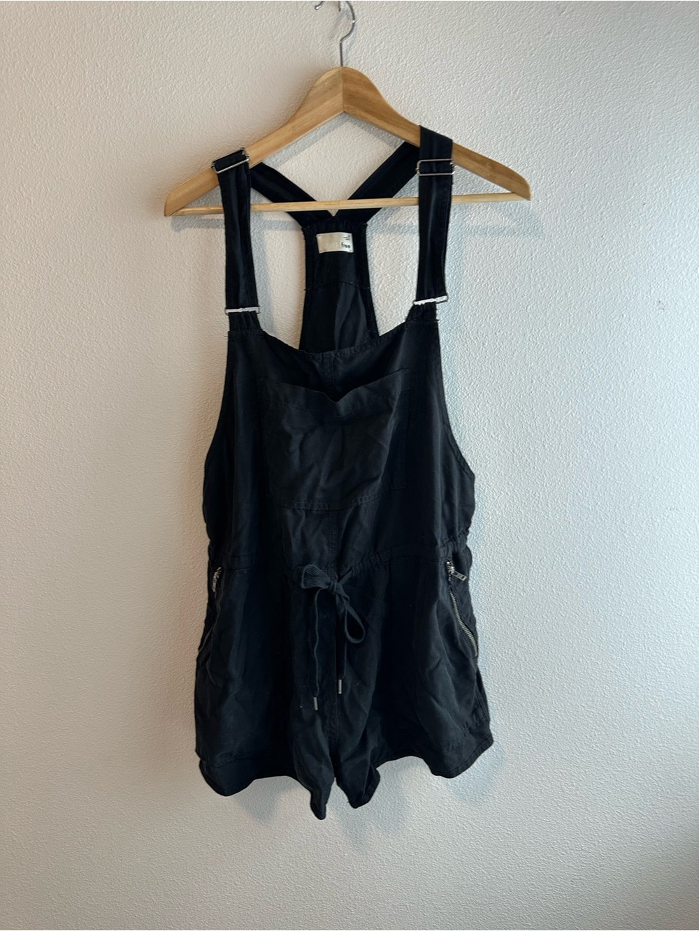 ARITIZIA Wilfred Free Beatriz Romper Black Womens Medium